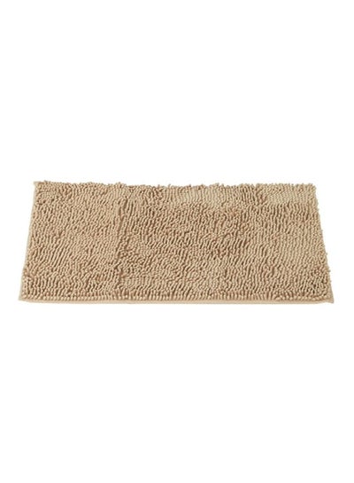 Buy Lisa Textured Bath Mat Beige in Saudi Arabia