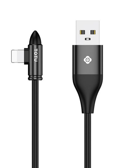 Buy 2.1A Revival Series USB-A To Lightning Cable Black in UAE