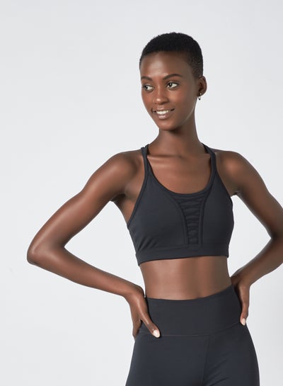 Buy Dri-FIT Cropped Laced Training Crop Top Black in Egypt