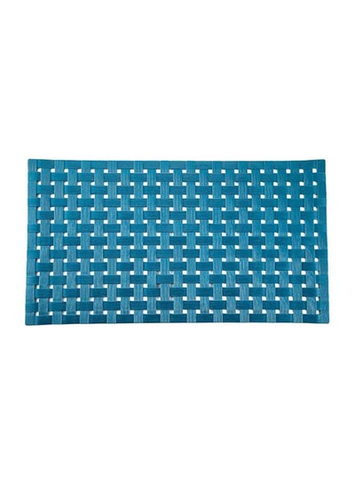 Buy Anti-Skid Bathroom Mat Blue One Size in UAE