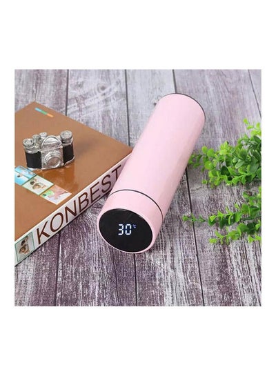 Buy Intelligent Stainless Steel Thermos Bottle Cup Temperature Display Vacuum Flasks Travel Car Soup Coffee Mug Thermos Water Bottle Pink in Egypt