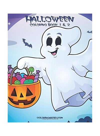 Buy Halloween Coloring Book 1 And 2 paperback english - 2016 in UAE