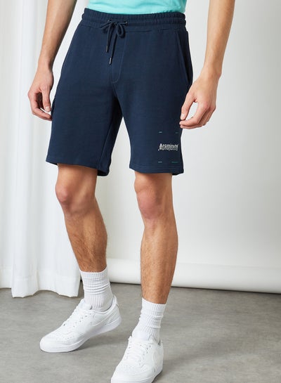 Buy Solid Shorts Dark Navy in UAE