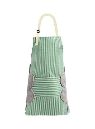 Buy Adjustable Apron With Pockets Green 76cm in Egypt
