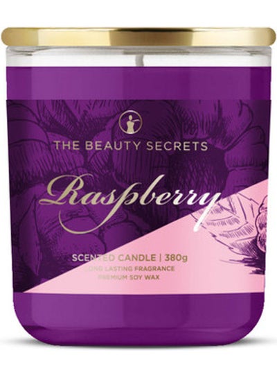 Buy Raspberry Candle Clear 380grams in Saudi Arabia