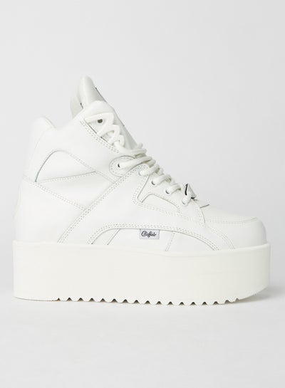Leather Platform Sneakers White price in UAE | Noon UAE | kanbkam