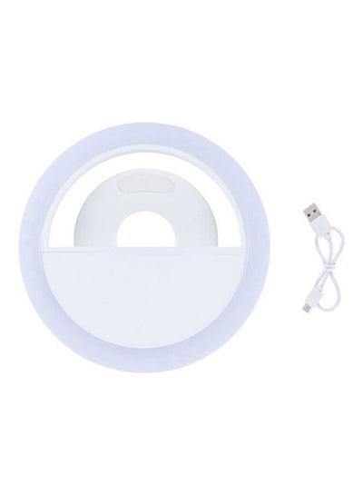 White Selfie 36 LED Ring Flash Fill Light Clip Camera For Apple iPhone 6s Plus 