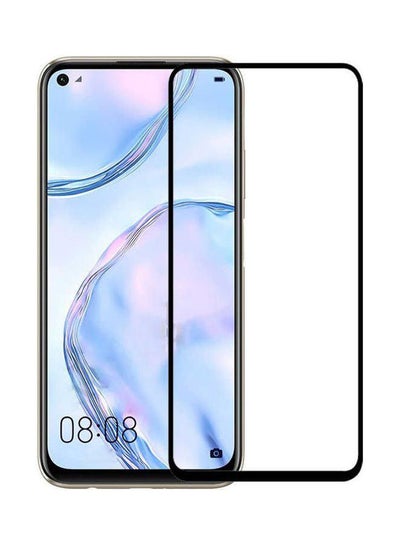 اشتري Tempe Glass for Huawei Nova 7i / Y7P / Nova 5T / Nova 4e / Nova 4 / P30 Full Coverage Anti Fingerprint Matte Tempe Glass Black في السعودية