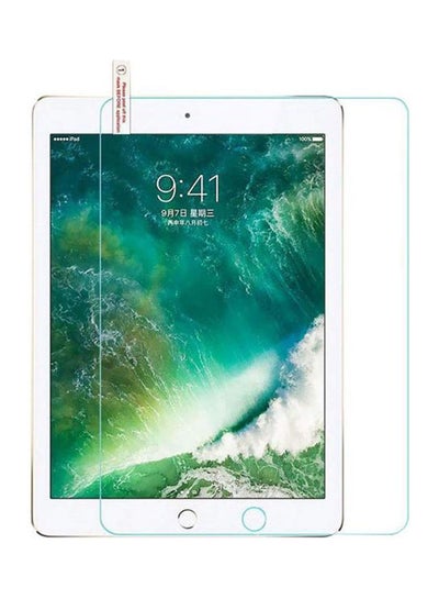 Buy 9H Full Cover Tempered Glass Film For Apple Ipad Screen Protector Protective Glass Safety Guard (10.2-Inch, 2019Model) Clear in UAE