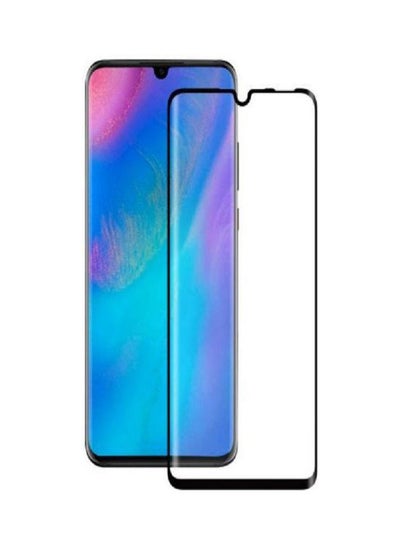 Buy For Huawei P30 Lite 5D Tempered Glass Screen Protector , Clear/Black in Egypt