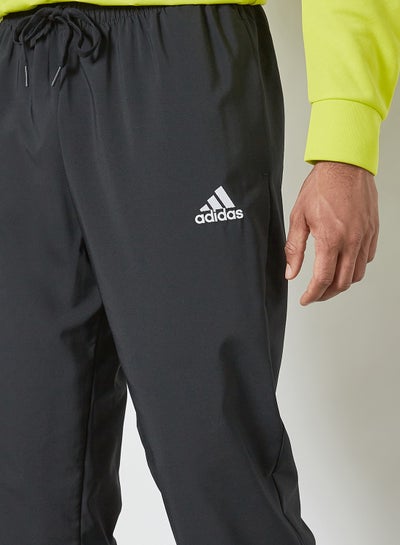 adidas AEROREADY Essentials Stanford Tapered Cuff Embroidered Small Logo  Pants - Black | adidas Thailand