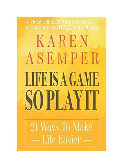 Buy Life Is A Game So Play It paperback english in UAE