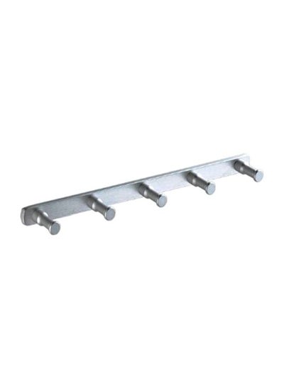 Buy Wall Mounted Towel Hooks Silver in UAE