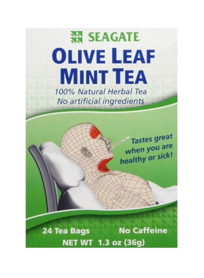 Buy Olive Leaf Mint Tea 24 Bags 36g in UAE
