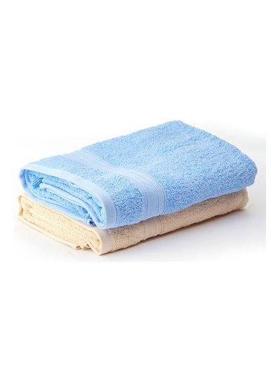 100% Egyptian Cotton  Bath Towels (70x140cm) - Pack Of 2 - Blossom Green