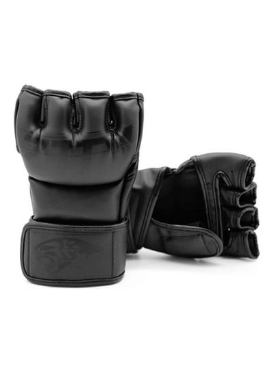 Buy 1-Pair MMA Boxing Gloves with Open Palm 25.00 x 5.00 x 20.00cm in Saudi Arabia