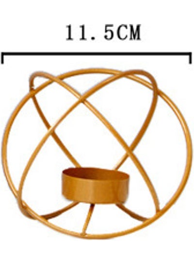 Buy Candle Holder Gold 11.5cm in Saudi Arabia