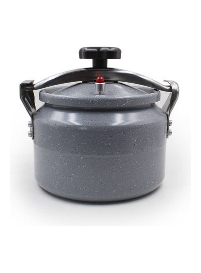 Buy Pressure Cooker Grey/Black 7Liters in Saudi Arabia