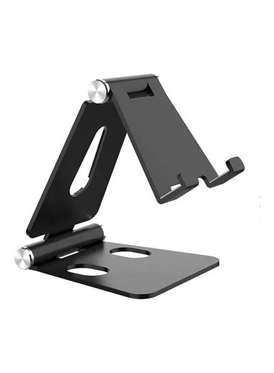 Buy Foldable AluminumCell Phone Stand Black in UAE