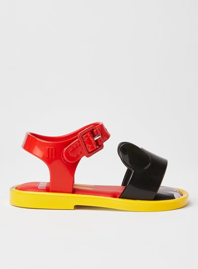 Buy Baby Mickey Sandals Red/Black/Yellow in Saudi Arabia