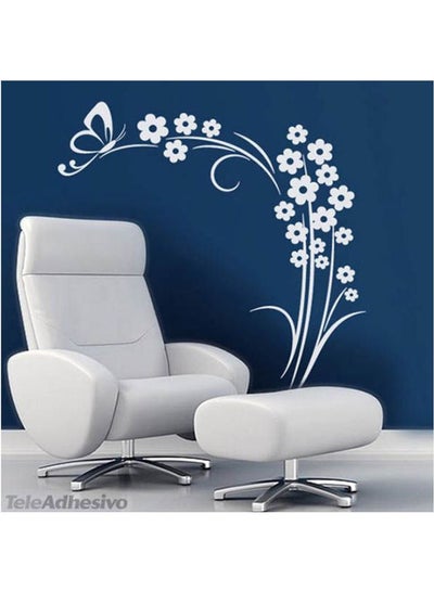 Buy Modern Decorative Wall Sticker White 36x24cm in Egypt