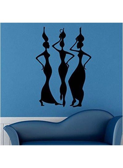 Buy Modern Decorative Wall Sticker Black 45x60cm in Egypt