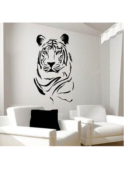 Buy Modern Decorative Wall Sticker Black 30x58cm in Egypt