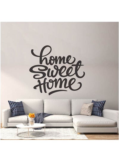 Buy Modern Decorative Wall Sticker Black 30x58cm in Egypt