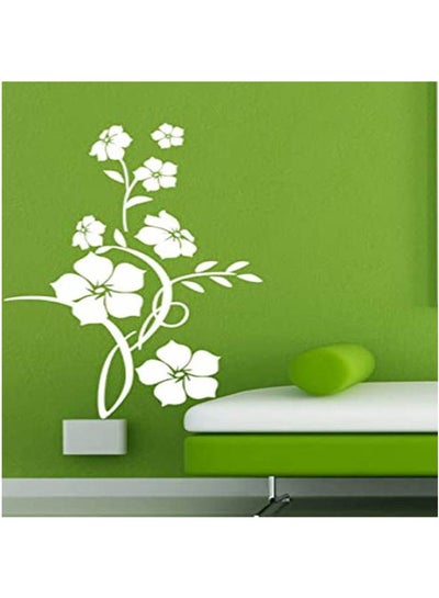 Buy Modern Decorative Wall Sticker White 80x120cm in Egypt