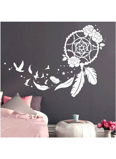 Buy Modern Decorative Wall Sticker White 80x120cm in Egypt