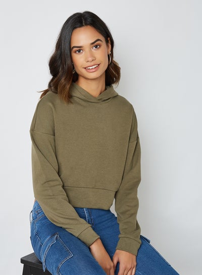 Buy Cropped Hoodie Kalamata in UAE