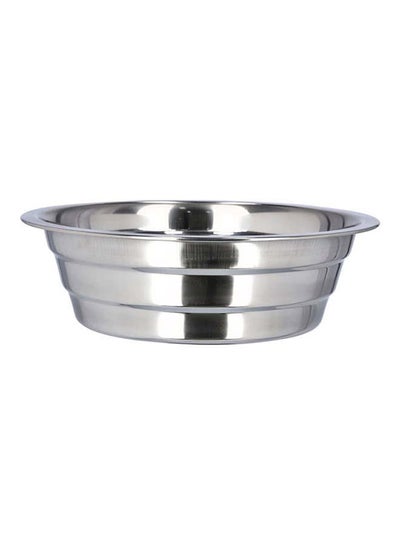 Buy Rice Strainer With Bottom Hole Silver 35cm in UAE