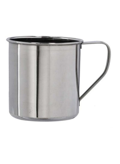 Buy Steel Mug With Handle Silver 9cm in UAE