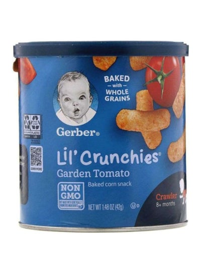 Buy Lil Crunchies Baked Corn Snack Tomato 42grams in UAE