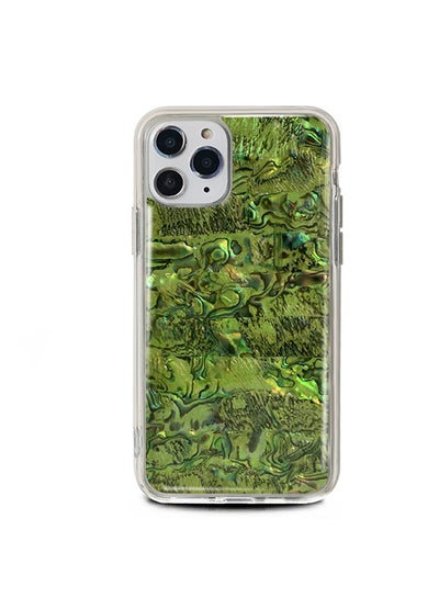 Buy Protective Case Cover for Apple iPhone 12 Green/Clear in Saudi Arabia