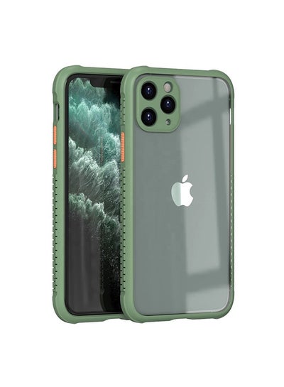 Buy Protective Case Cover for Apple iPhone 12 Pro Clear/Green in Saudi Arabia