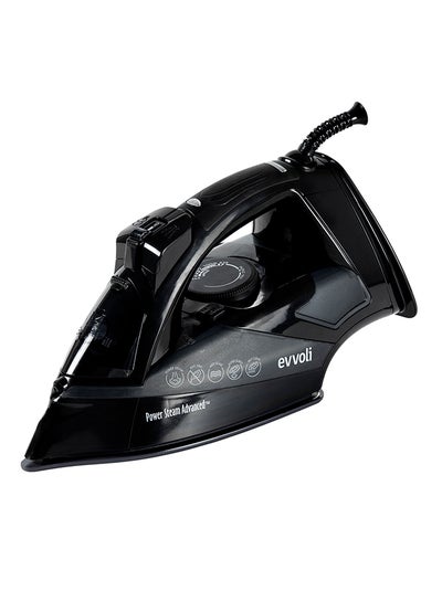 Buy Steam Iron With Ceramic Soleplate Auto Shut-Off With Anti-Drip 2800.0 W EVIR-5MB Black in UAE