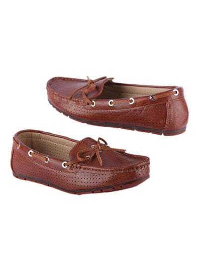 Buy Women Leather Casual Shoes Brown in Egypt