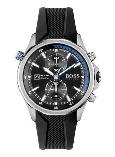 Buy Men's Globetrotter Water Resistance Rubber Analog Watch 1513820 in Egypt