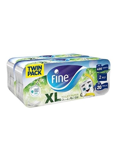 Buy Pack Of 20 Sterilized Toilet Paper White in UAE