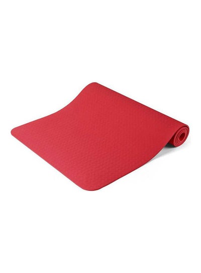 Buy Non Slip Thick 6 mm Long 183 cm Eco Safe Yoga  Mat 183 * 61 * 0.6cm in Egypt