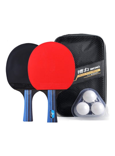 Buy 6-Piece Professional Training Table Tennis Bat And Ball Set in Saudi Arabia