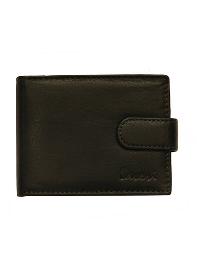 Buy Leather Designer Wallet Black in UAE