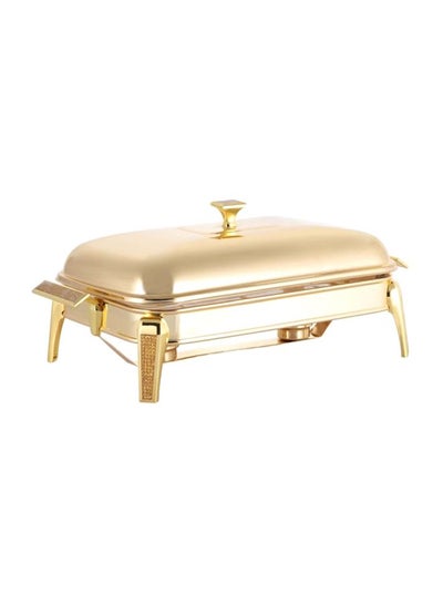 Buy Glitter Oblong Warmer Gold in UAE