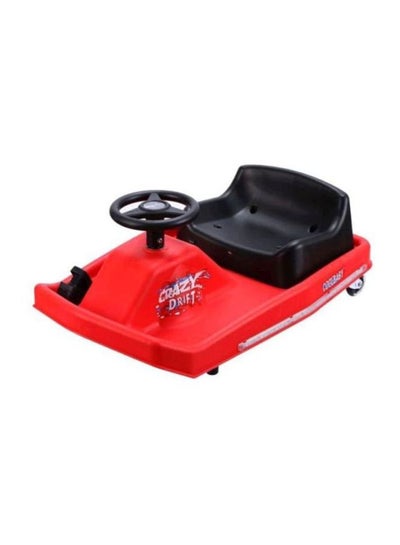 اشتري Crazy Drift Electric Ride On Car YYAGJD03 Red 83x30x51cm في السعودية