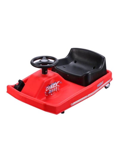 Buy Electric 360-Spinning Drifting Ride On Scooter With Steering Wheel, 6+ Years Red 88x35x62cm in Saudi Arabia