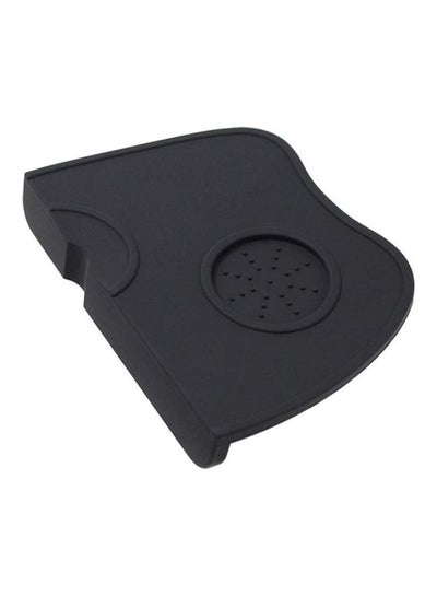 Buy Pack Of 2 Espresso Coffee Tamper Mat Black in UAE