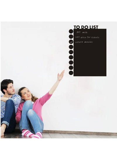 Buy Board Stickers To Do List Office Classroom Environmental Wall Black 55X45cm in Egypt