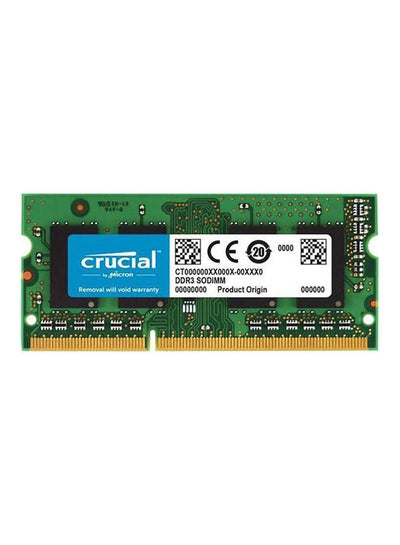 Buy 4Gb Ddr3 1333 Mt/S (Pc3-10600) Cl9 Sodimm 204Pin 1.35V/1.5V For Mac Ct4G3S1339Mceu Green in Egypt