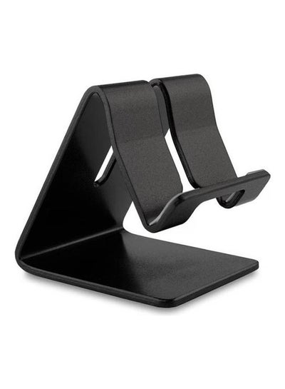 Buy Tmph001 Aluminum Alloy Cell Phone Holder Universal Desk Desktop Stand For Mobile Phones And Tablets Black in Egypt